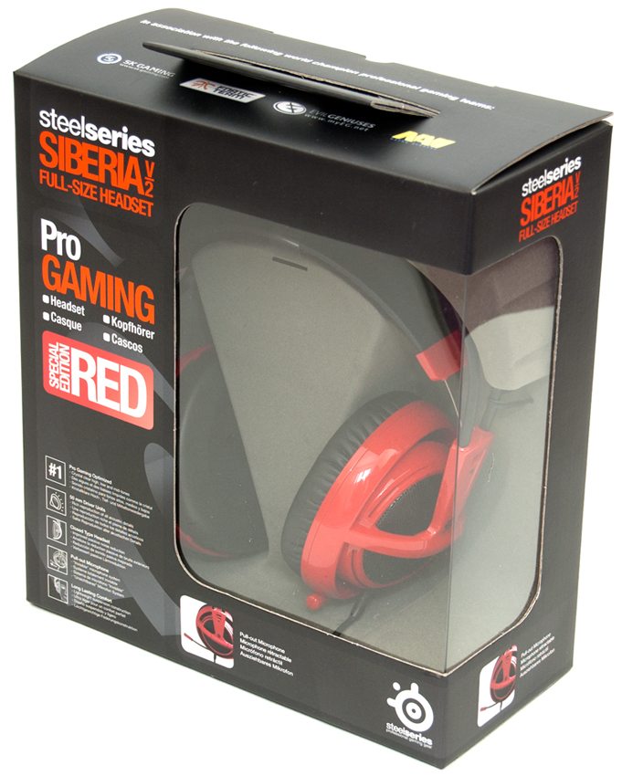 Steelseries Siberia V2 Red Gaming Headset | eTeknix