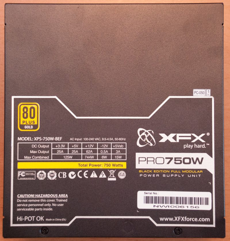 XFX Pro 750W BE Exterior (6)