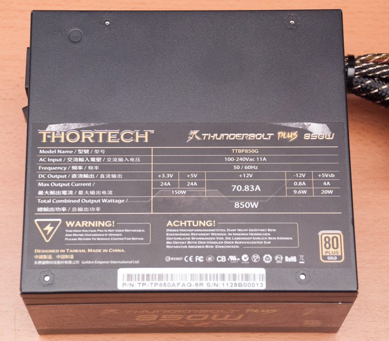 Thortech Thunderbolt Plus 850W (9)