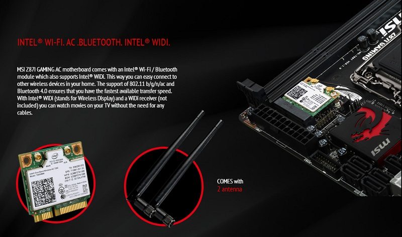 MSI Z87I Gaming AC features 5