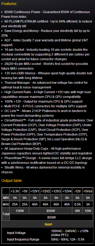 antec_HCP_850_features and specs