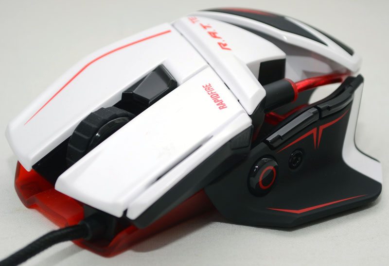 gaming mice with thumb rest