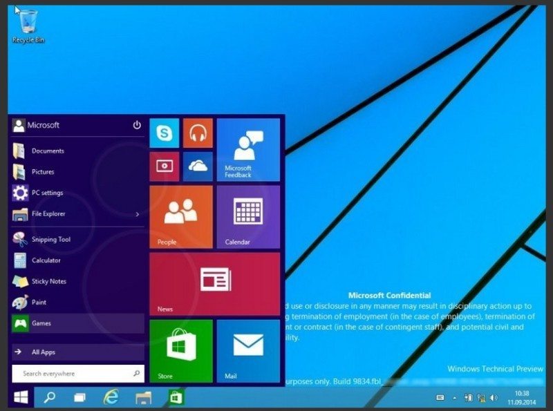 windows 9 desktop