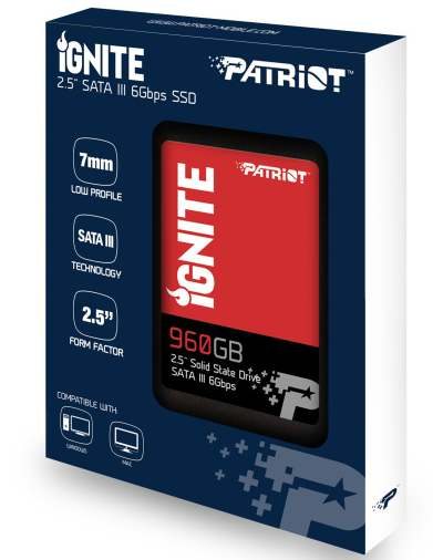 Patriot Ignite 960GB package