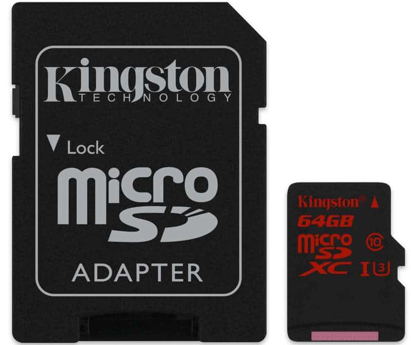 microSDXC UHS-I U3 64GB with Adapter_SDCA3_64GB