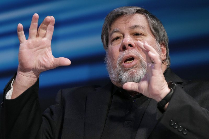 Apple Co-Founder Steve Wozniak Speaks At Media Event Hosted By Fusion-io Inc