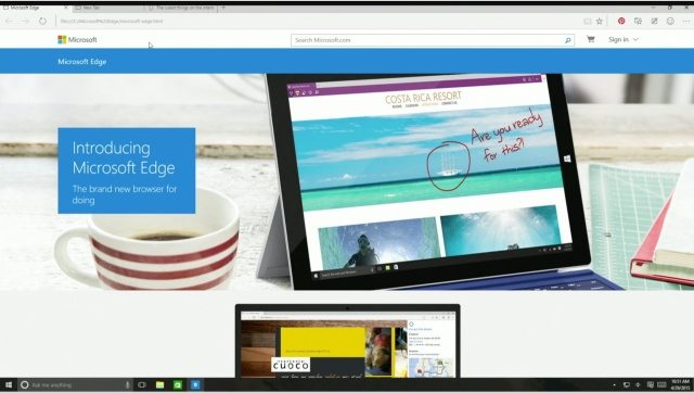 Microsoft Edge Screen Shot