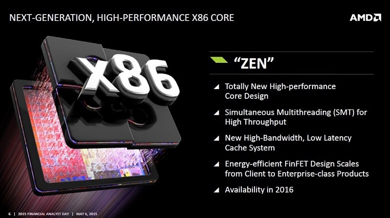 AMD Financial Analyst 2015 Zen 1