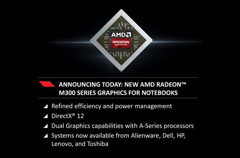 AMD Radeon M300 slide