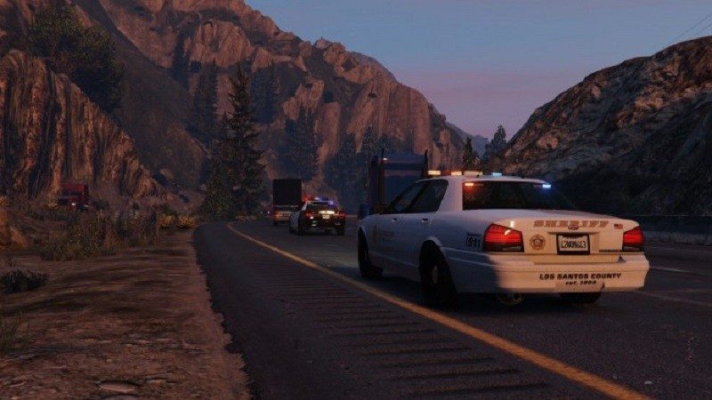 GTAV police trailer