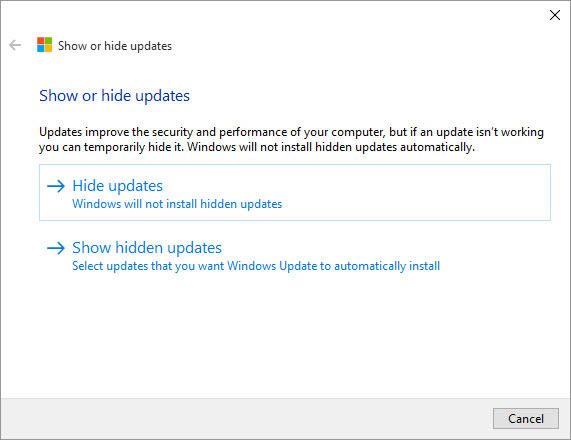 windows update troubleshooter 1
