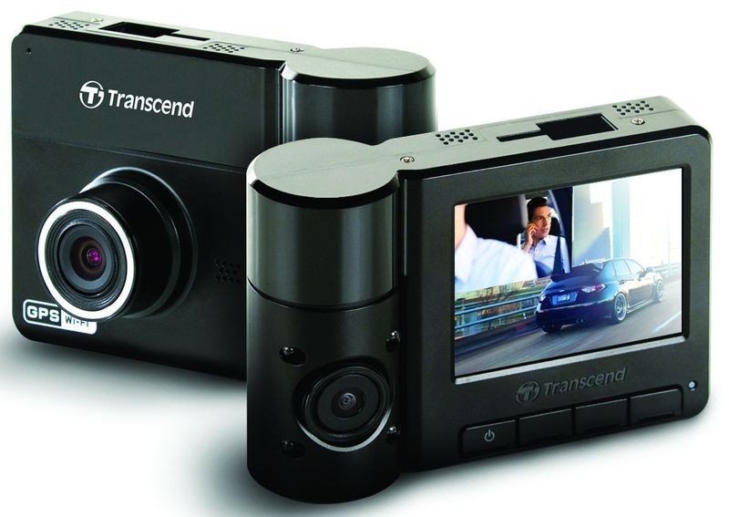 Transcend-DP520 Dual Lens Car Camera