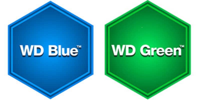 Western Digital Caviar Blue Green Logo Hard Drive HDD WD