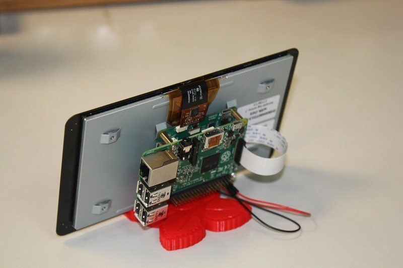 raspberry pi touchscreen mount