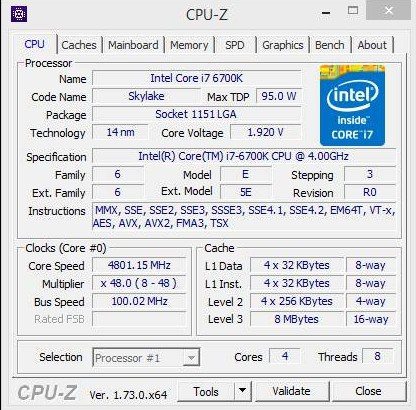 CPU-Z GIGA TB OC