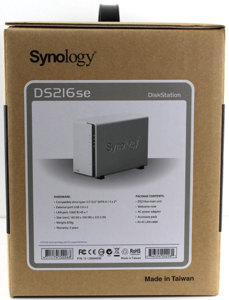 Synology_DS216se-Photo-box side
