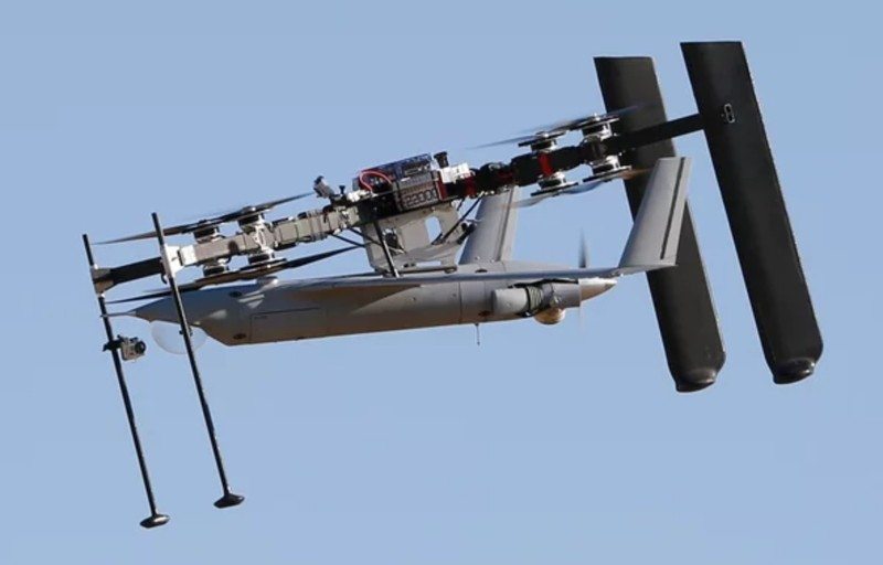 FLARES craft carrying a Scaneagle UAV