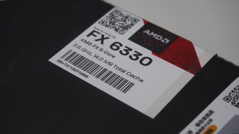 AMD FX 6330 Box Label