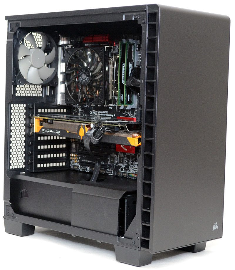 Corsair Carbide 400Q Mid-Tower Chassis Review eTeknix