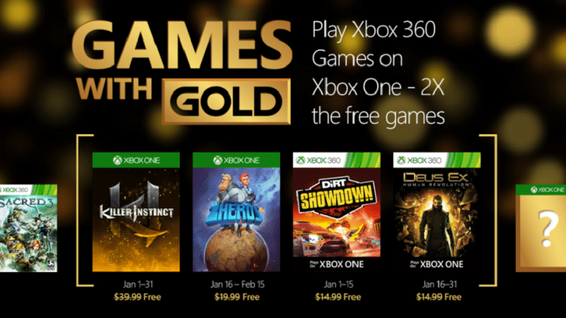 games with gold january 2016