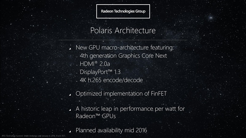 AMD RTG Polaris GPU 5