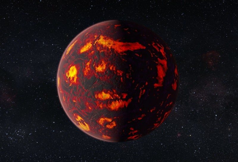 55 Cancri e - A super-earth exoplanet