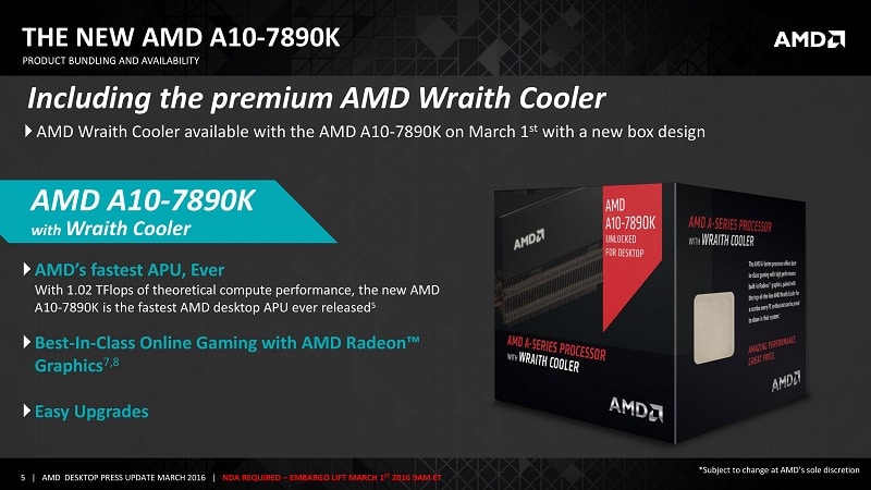 AMD A10 7890K APU CPU