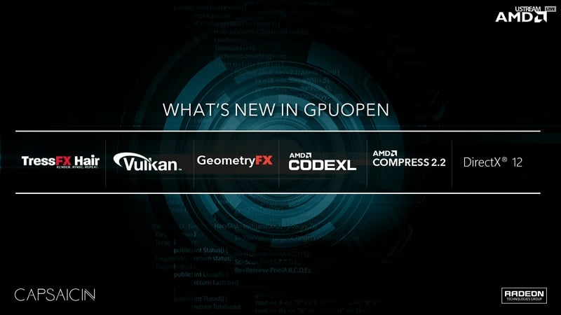 AMD New GPUOpen API Radeon GPU