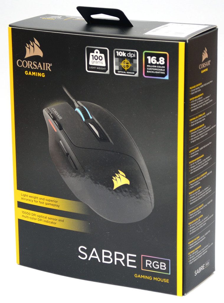 CORSAIR Gaming Sabre Optical RGB Gaming Mouse