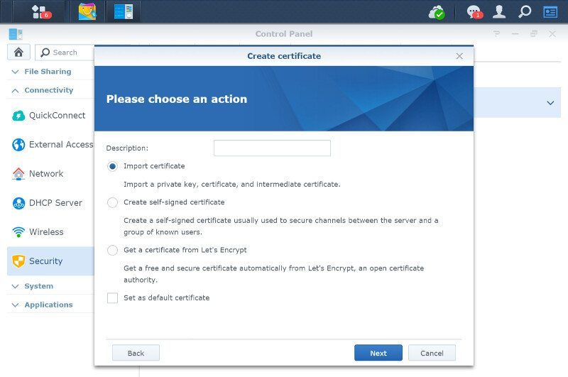 Synology DSM6-SS-Security 5