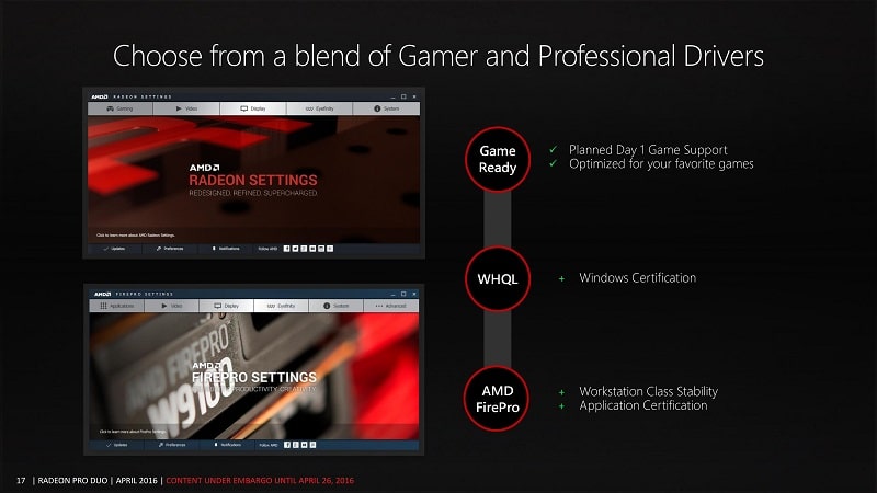 AMD Radeon pro Duo 7