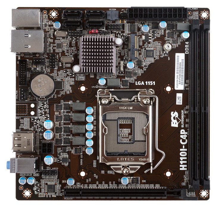 ECS Launches H110I-C4P Mini-ITX Motherboard (1)