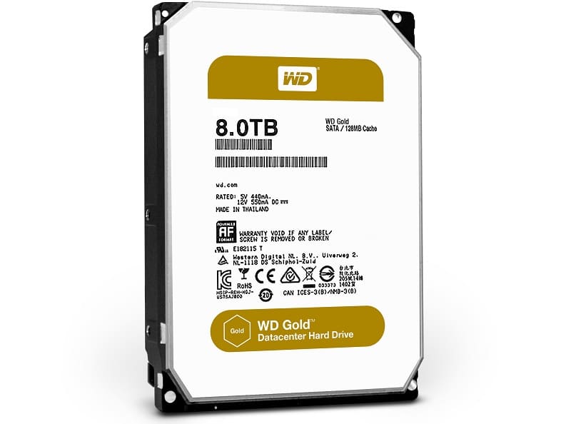 Western Digital WD Gold 8TB HDD