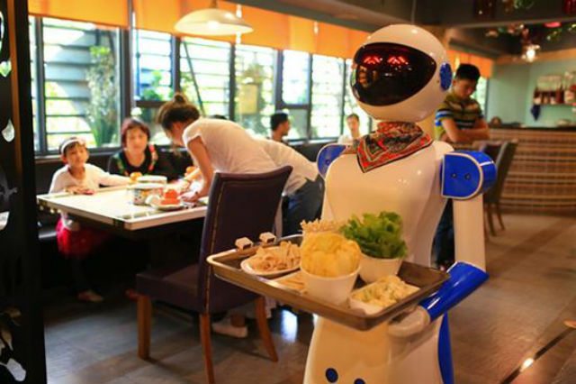china robot staff