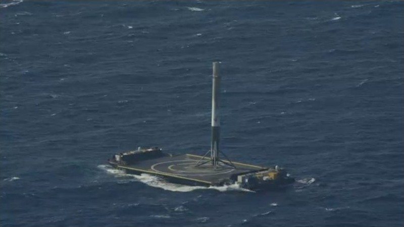 Falcon 9 sea landing