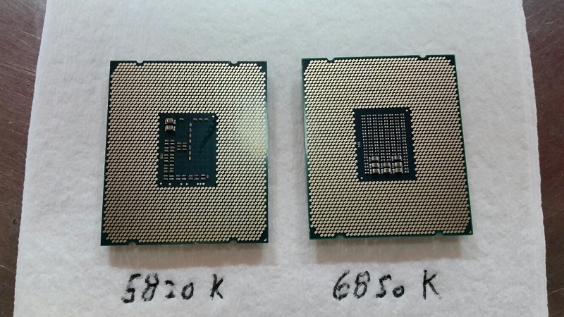Intel i7 6850K Broadwell E
