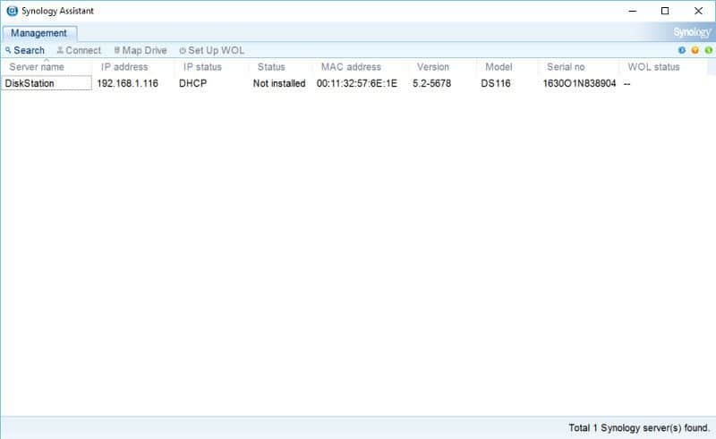 Synology_DS116-SS-Init 00 assistant