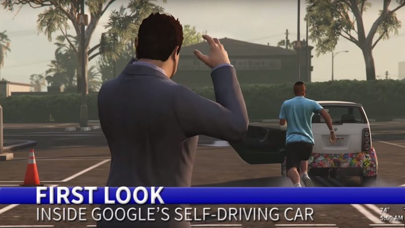 Google Car Promo Video With a GTA V Rampage Twist