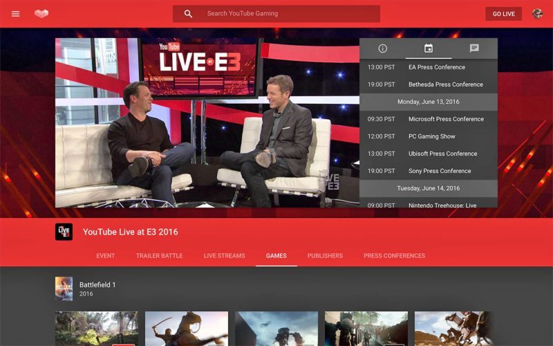 YouTube's Event Hub could bring together all your favorite streams and videos to a single page