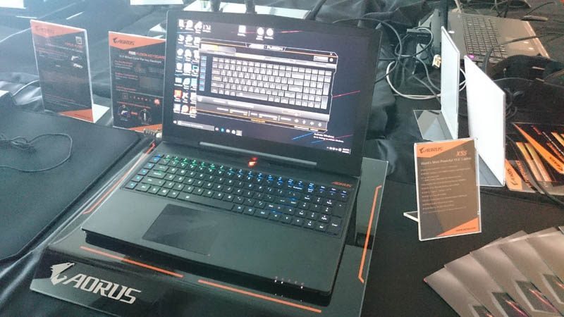 Latest Aorus Laptops at Computex 2016