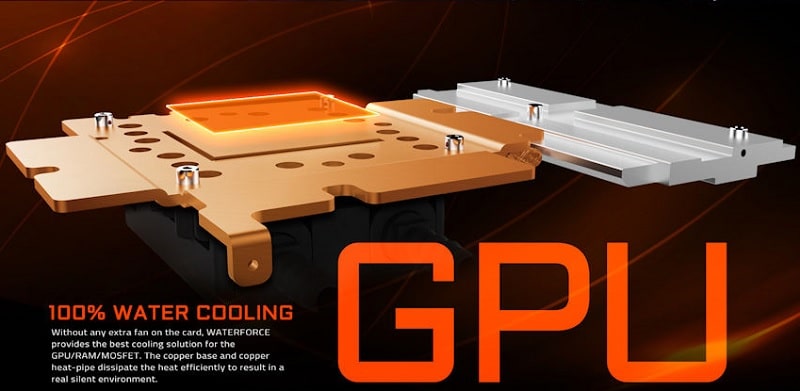 GIGABYTE GTX 1080 XTREME GAMING AIO Liuiqd Cooling 3