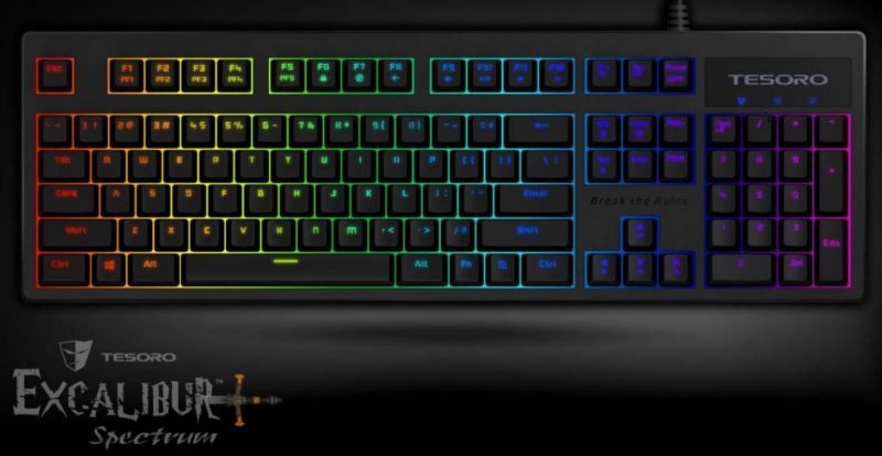 Win a Tesoro Excalibur RGB Mechnical Gaming Keyboard 