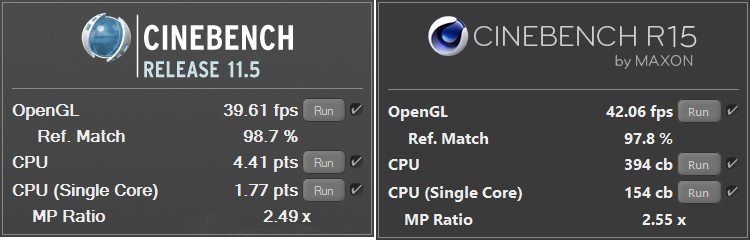 Shuttle_DH110-BenchCPU-cinebench combined