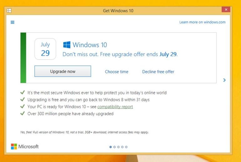 Microsoft Adds Decline Windows 10 Button Following Lawsuit