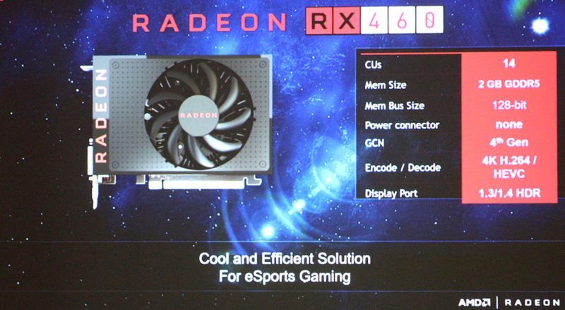 AMD RX 460 Polaris 11