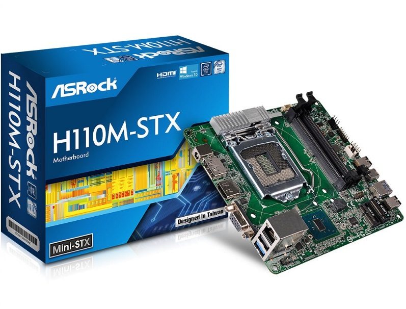 ASRock Unveils First H110 Mini-STX Motherboard