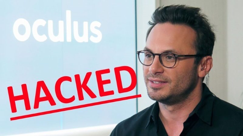 Oculus' Chief Suffers Social Media hack