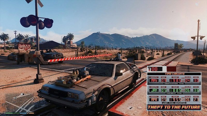 Travel Back to the Future in GTA V with This Awesome Mod!