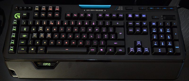 G910 Orion Spectrum RGB Mechanical Keyboard Review | eTeknix