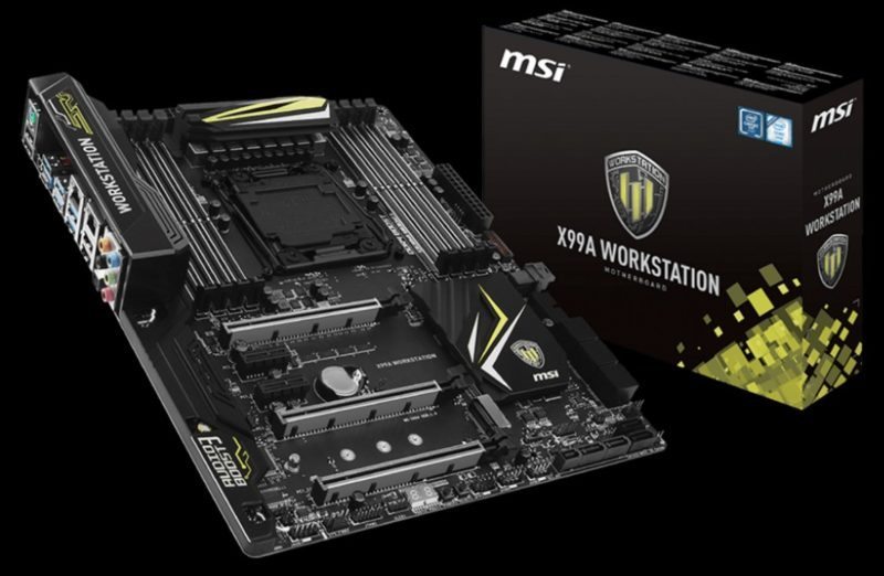 MSI Release X99A Workstation Motherboard